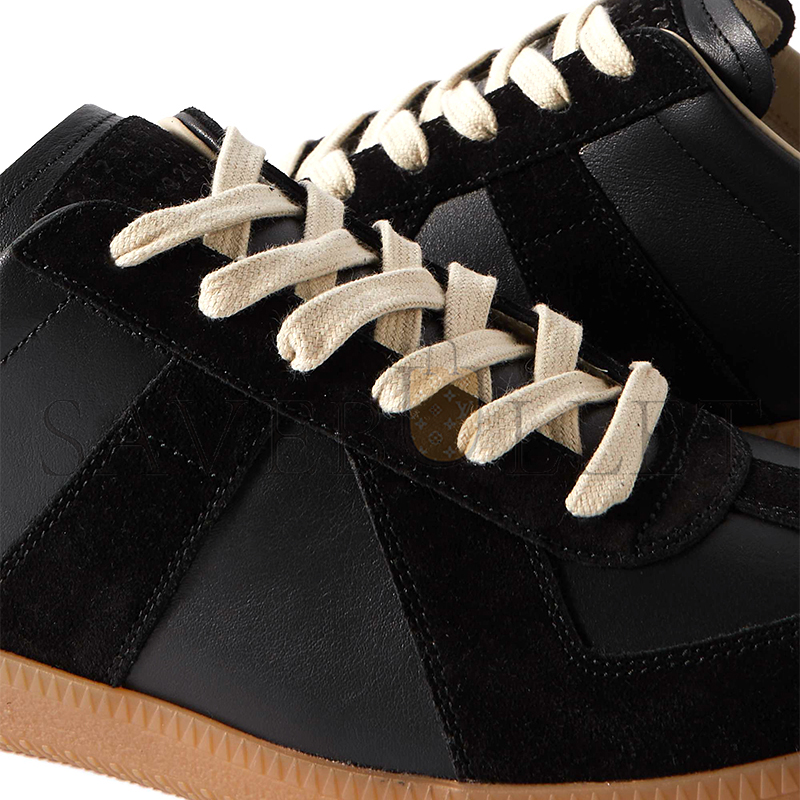 ma*s*n Ma*i*la replica leather and suede sneakers s57ws0236p1895